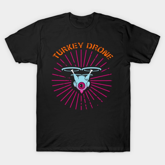 drone retro T-Shirt by osvaldoport76